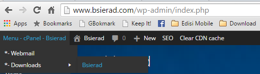 Modifikasi Admin Bar WordPress