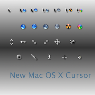 Download Mac OS X Yosemite Cursors for Windows XP788.1